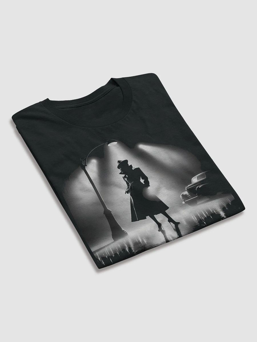 Femme Fatale Noir Rainy Night Mystery (Front Print Womens Tee) product image (3)