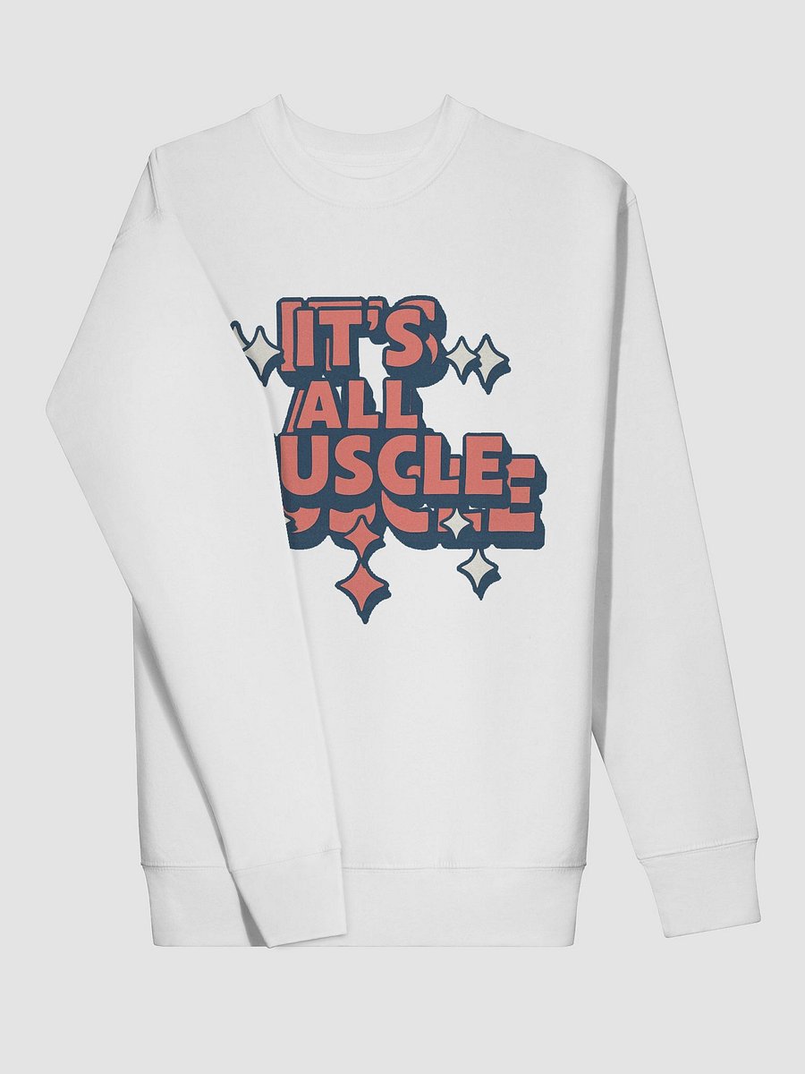 ITS ALL MUSCLE – Retro Typography Design product image (3)
