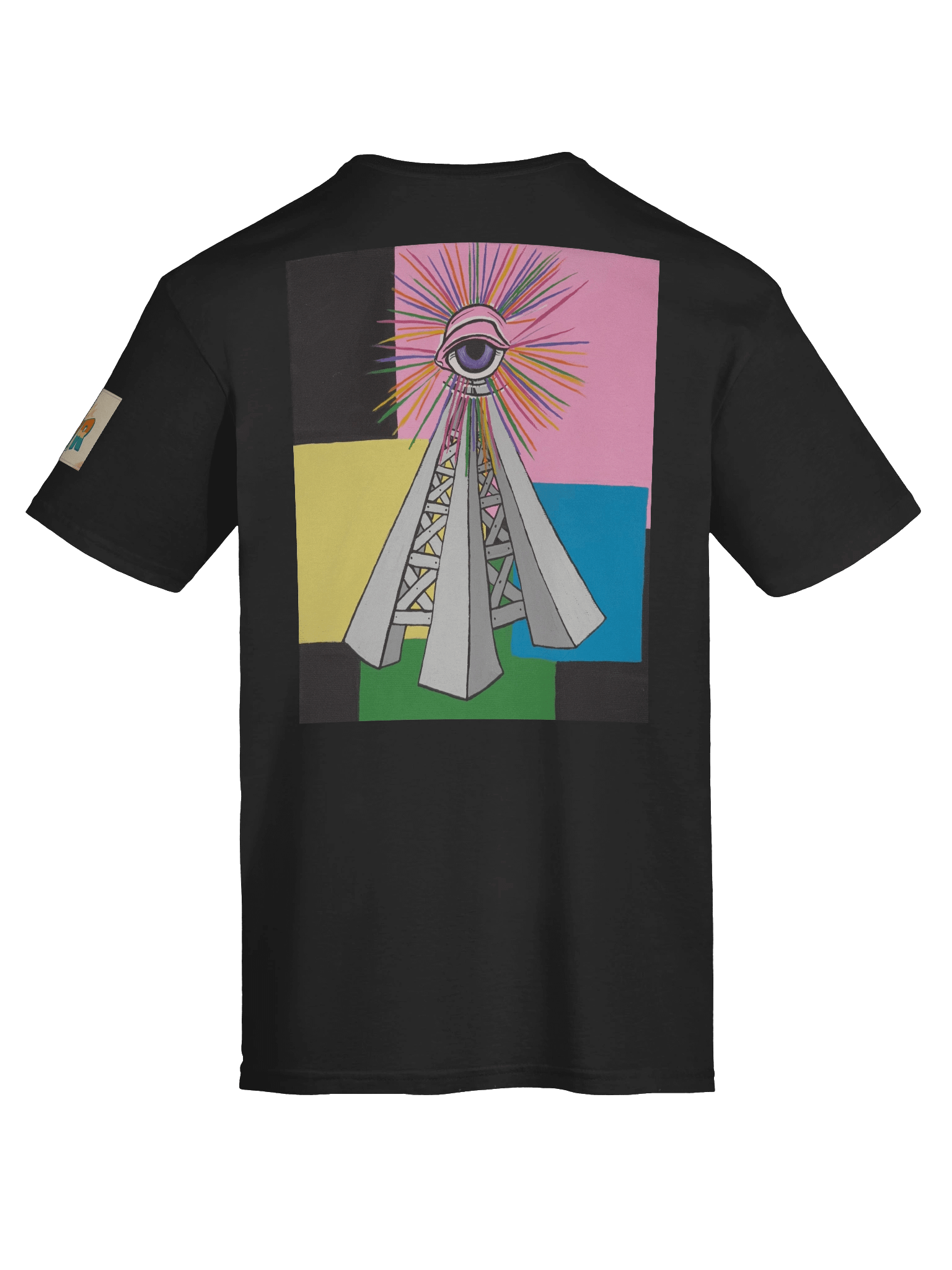 Unisex PWR Radio Tower/Radiating Eye T Shirt product image (11)