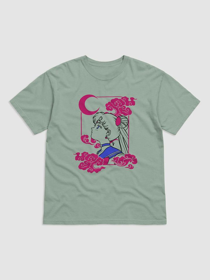 Mysterious Sailor Moon Silhouette Design with Crescent Moon product image (5)