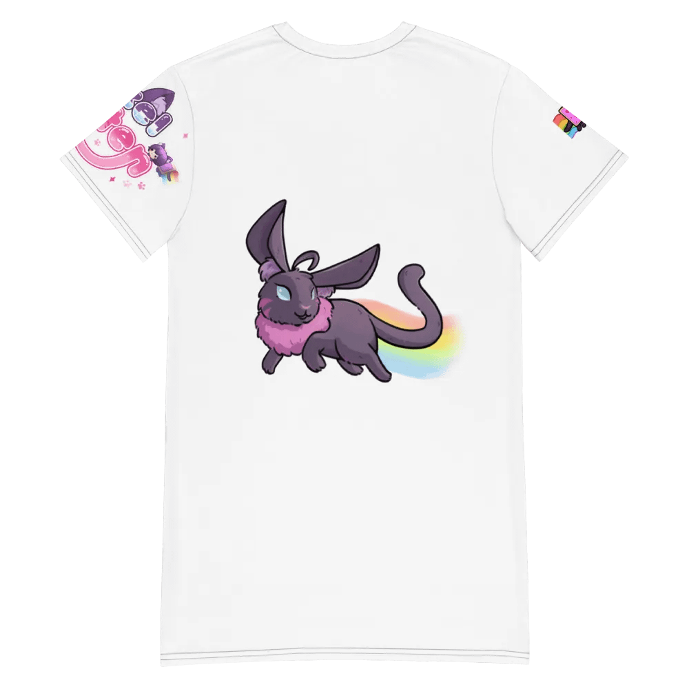 Pixel Kitten Playful All-Over T-Shirt Dress product image (6)