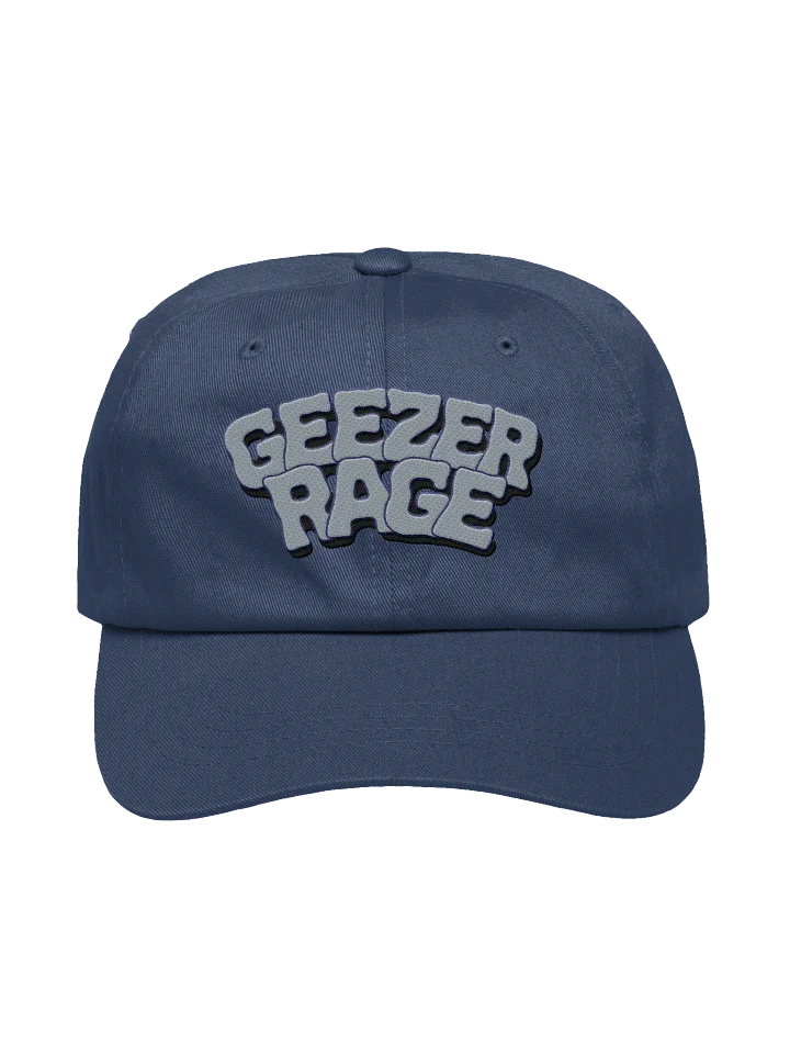 Geezer Rage Classic Dad Hat (Grey & Blue) product image (3)