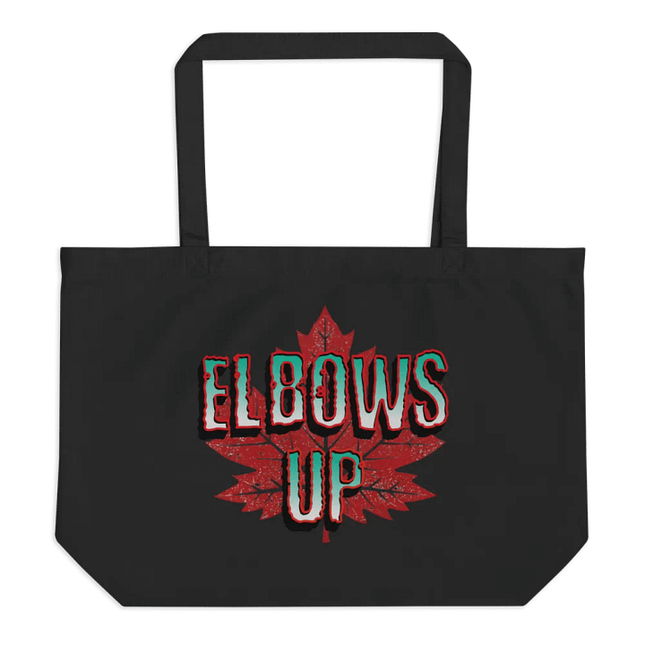 Elbows Up Maple Leaf Eco Tote product image (1)
