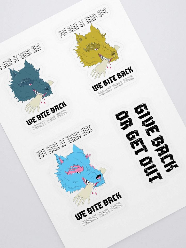 Bite Back sticker sheet 2 product image (1)