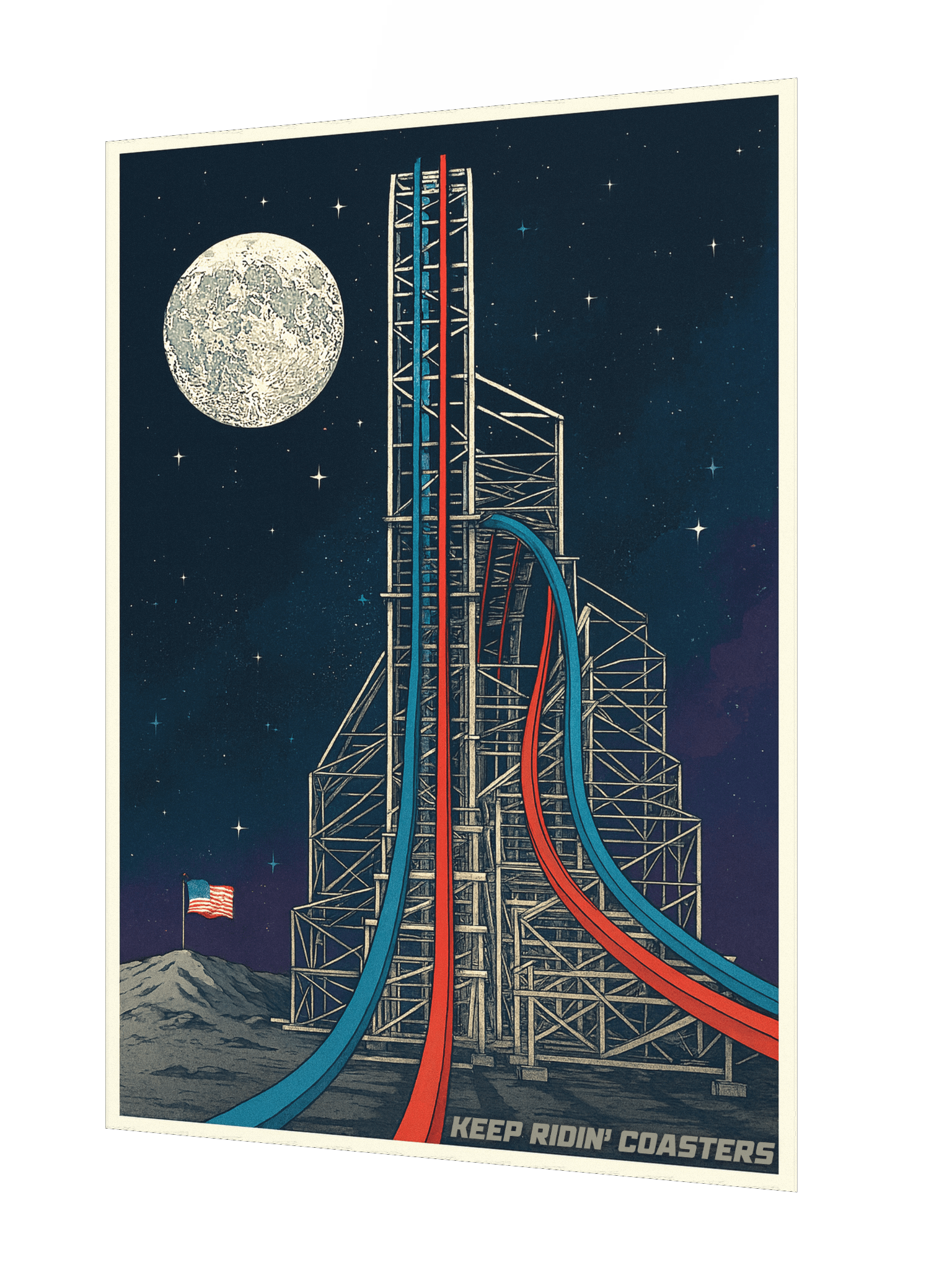 AF1 - Keep Ridin' Coasters 18x24 Inch Poster product image (2)