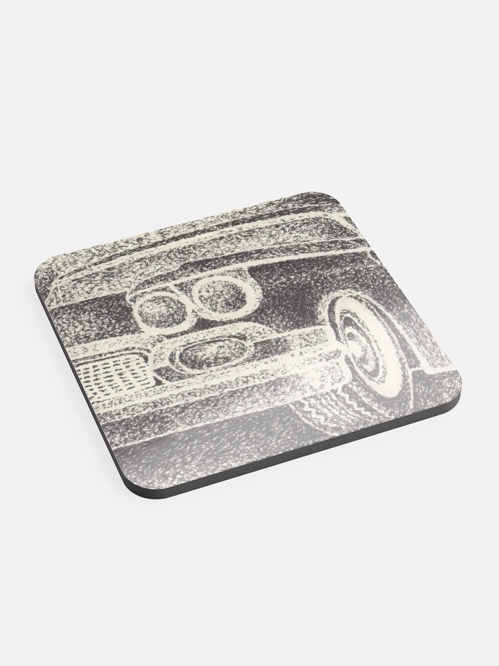 B&W Car coaster product image (2)