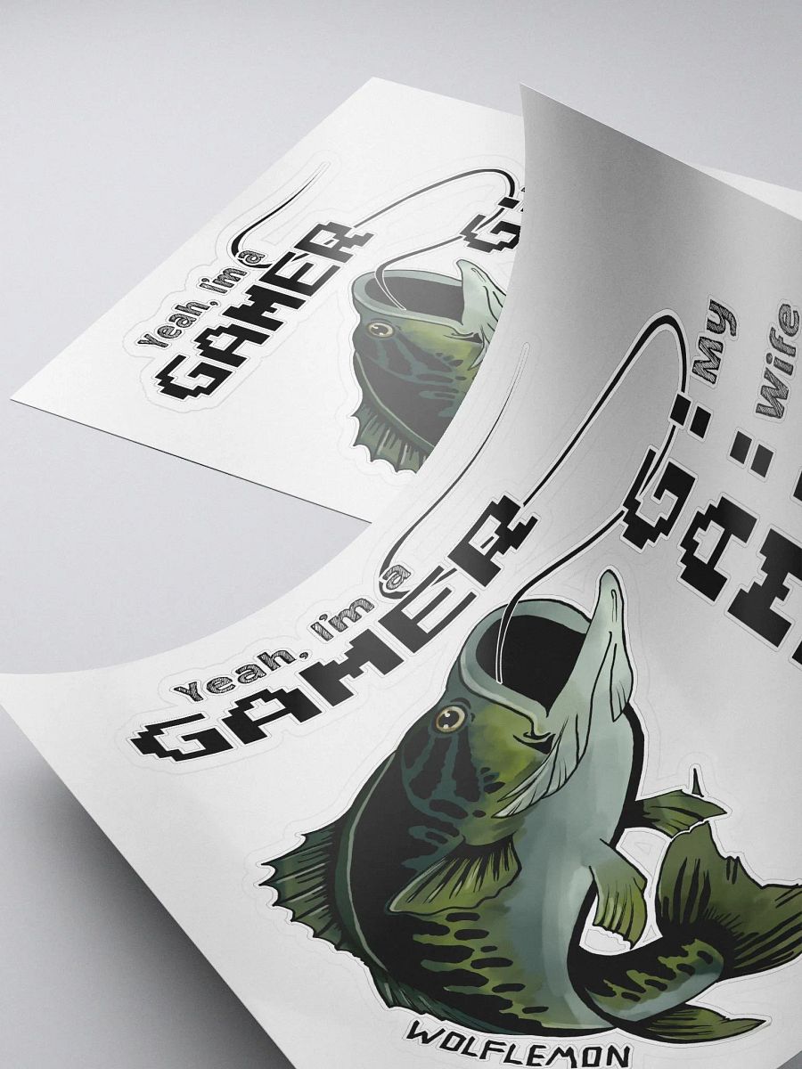 Yeah, I'm a GAMER Sticker Color product image (4)