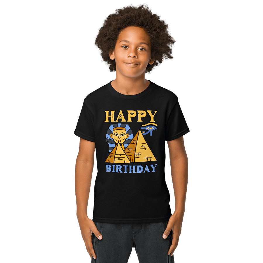 Happy Birthday (Egypt Pyramids) T-Shirt For Kids product image (1)