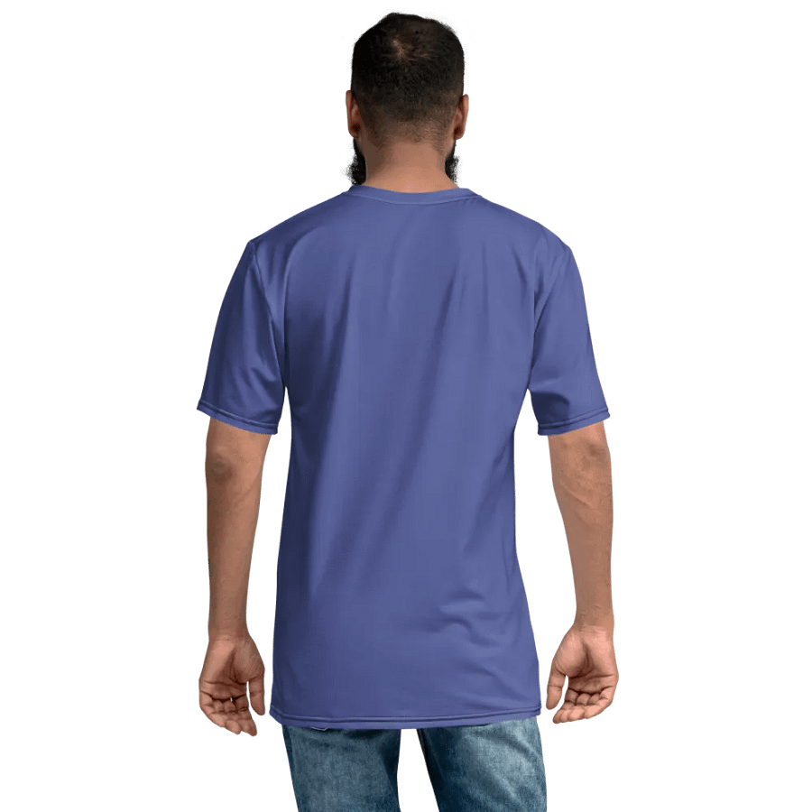 Plain Dark Purple True Summer Men's Crewneck Polyester Heavyweight Premium T-Shirt by Treasure Pie product image (8)