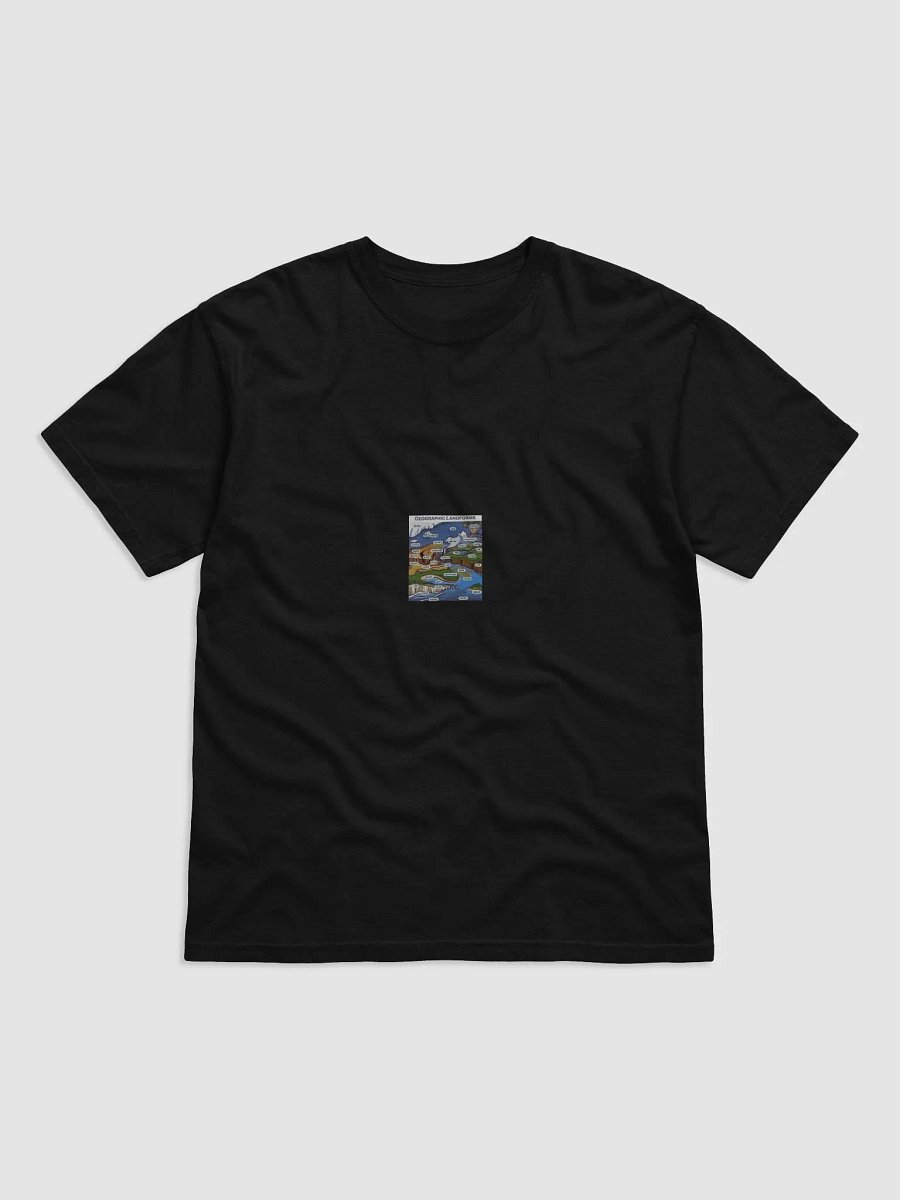 Cartoon Landforms Illustrated T-Shirt product image (5)