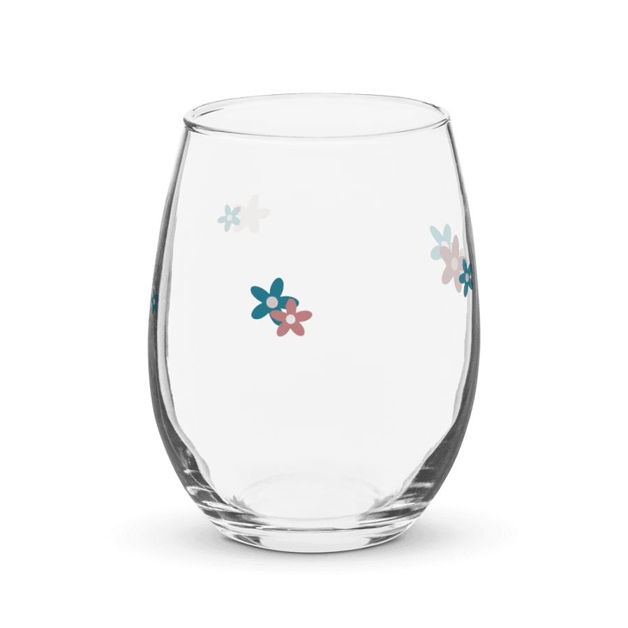 Floral Ghost Wine Glass product image (3)