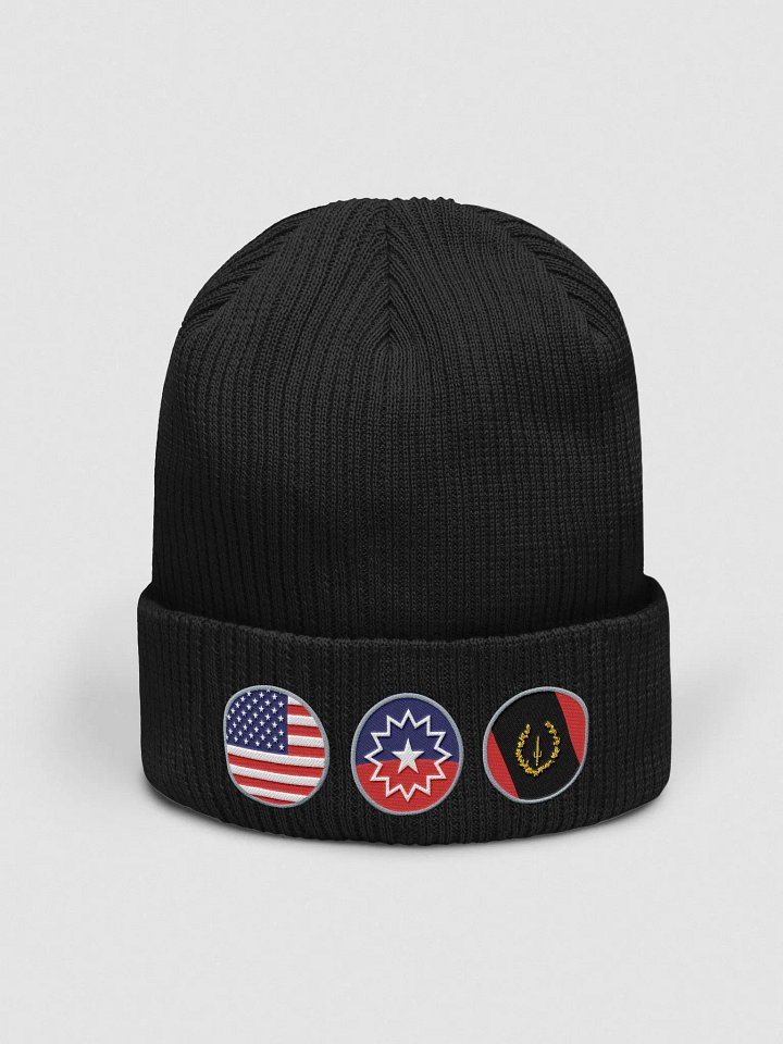 Black American USA Heritage Beanie (2) product image (1)