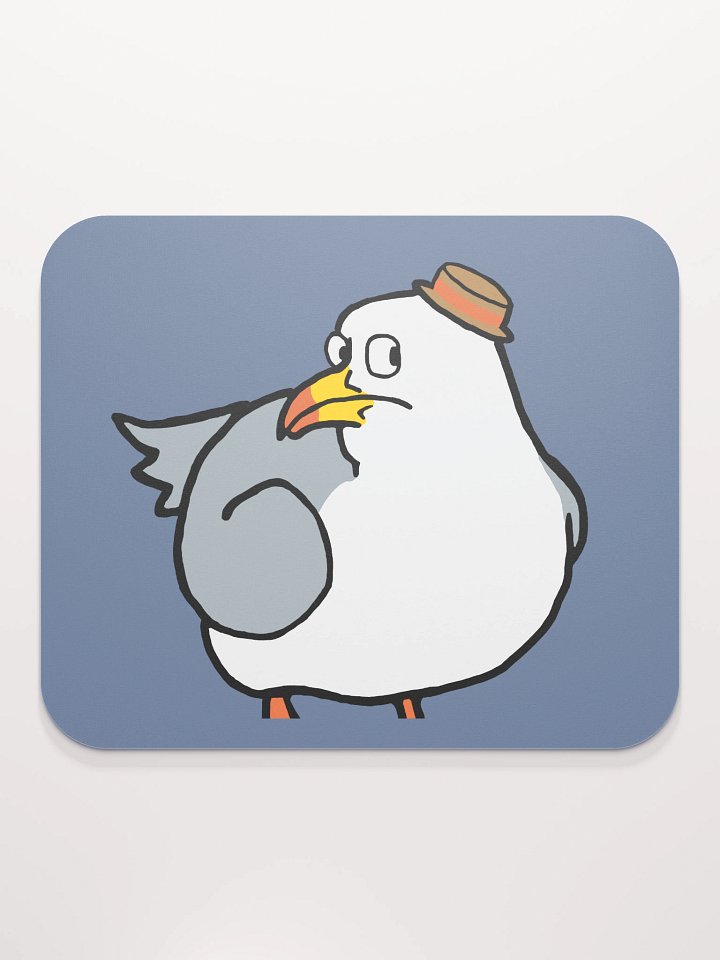 Chonky Seagull Mouse Pad product image (2)