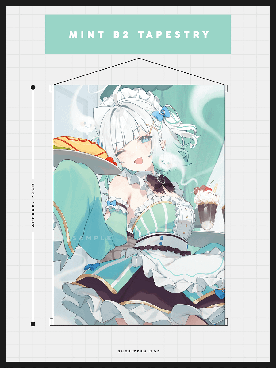 Mint Fantome B2 Tapestry product image (1)