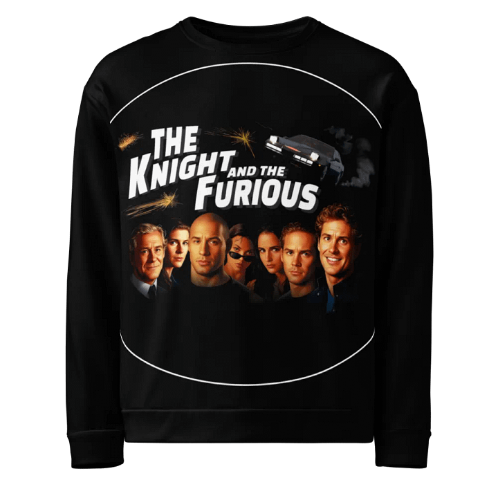 Knight and the Furious Sweatshirt! product image (1)