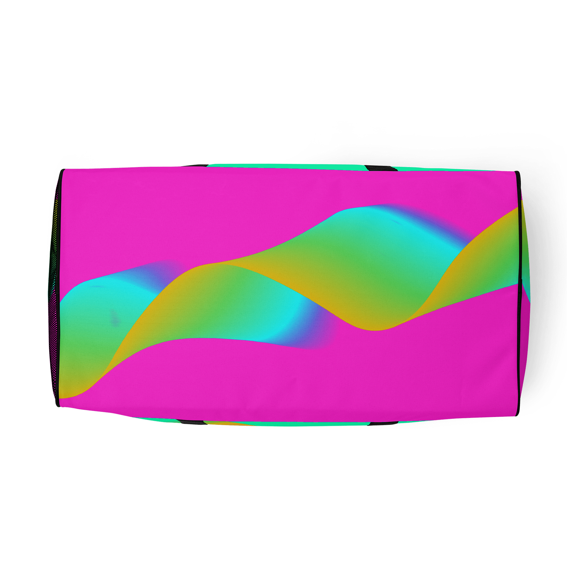 Vibrant Ribbon Waves All-Over Duffle Bag product image (9)