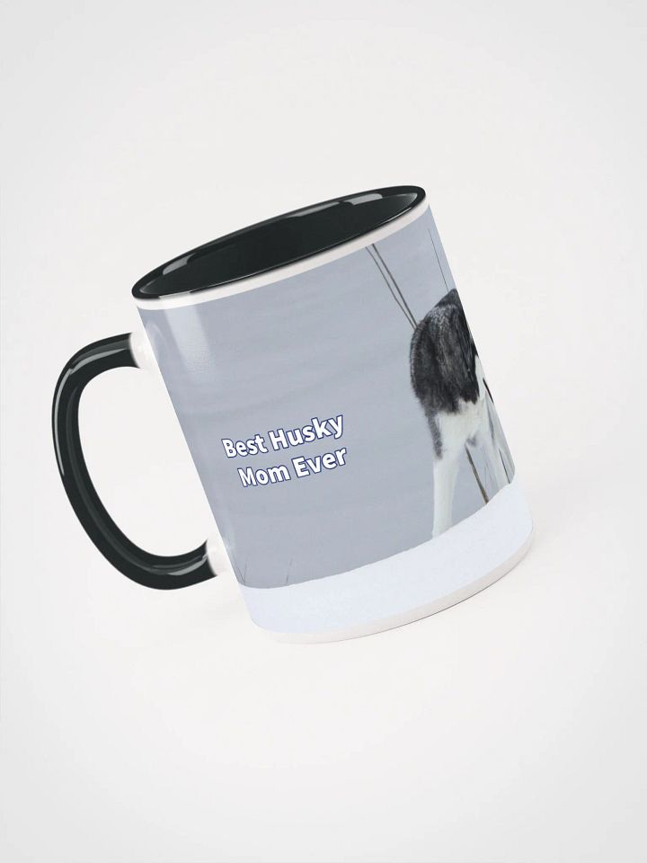 Mug Color In - Blue Eye Siberian Husky in the Snow product image (2)