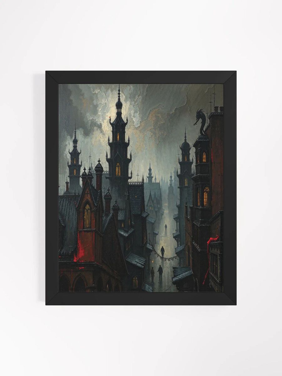 Gothic Cityscape Framed Print product image (17)