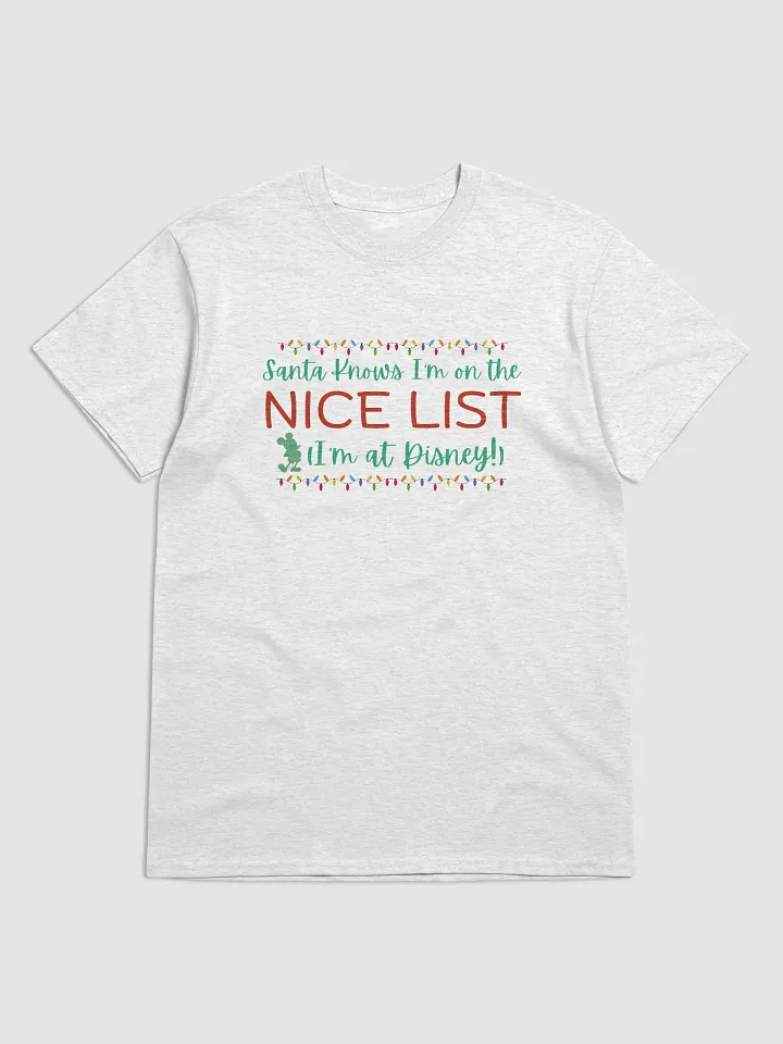 Mickey Mouse Nice List Men's Tee product image (4)