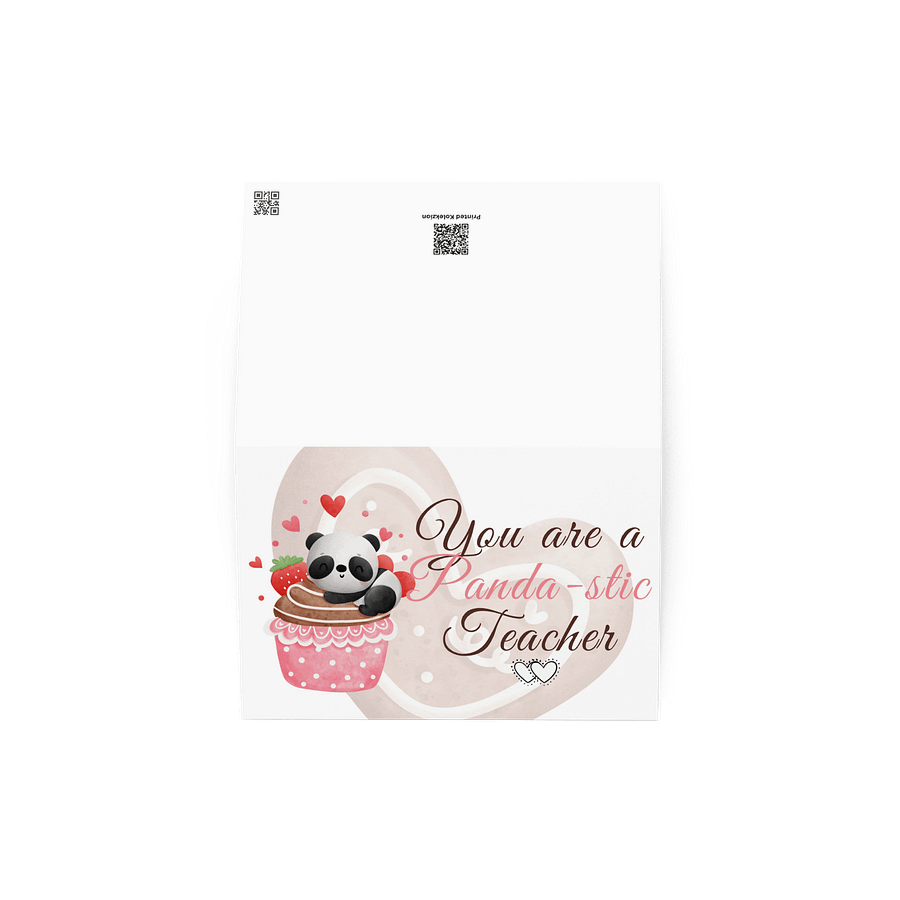 you are panda-stic teacher greeting card product image (3)