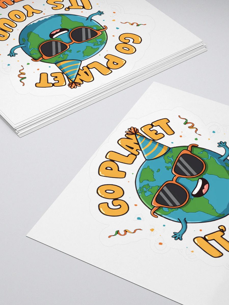 Go Planet, It's Your Earth Day – Fun Earth Day Sticker Pack product image (10)