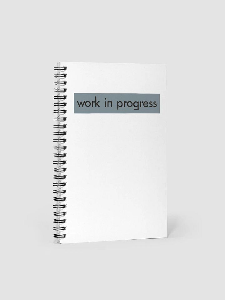 Work In Progress Spiral Notebook product image (1)