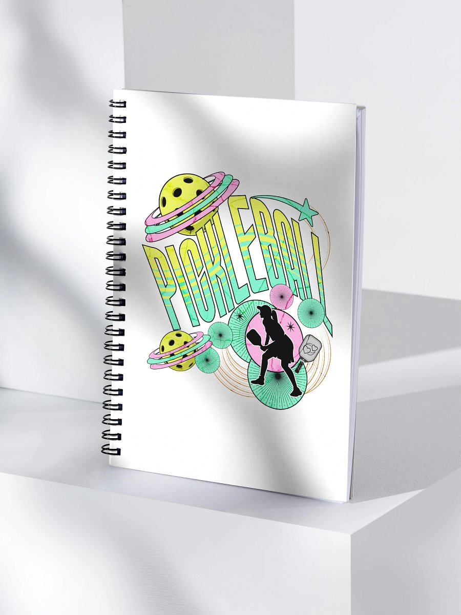 Pickleball Space Dreams Spiral Notebook product image (1)