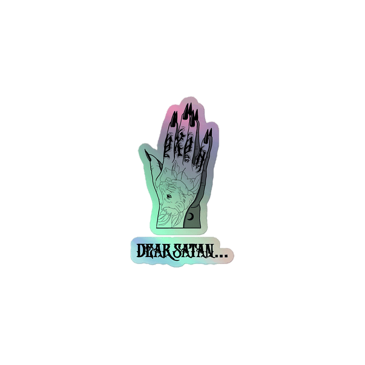 Dear Satan... (sticker) product image (1)