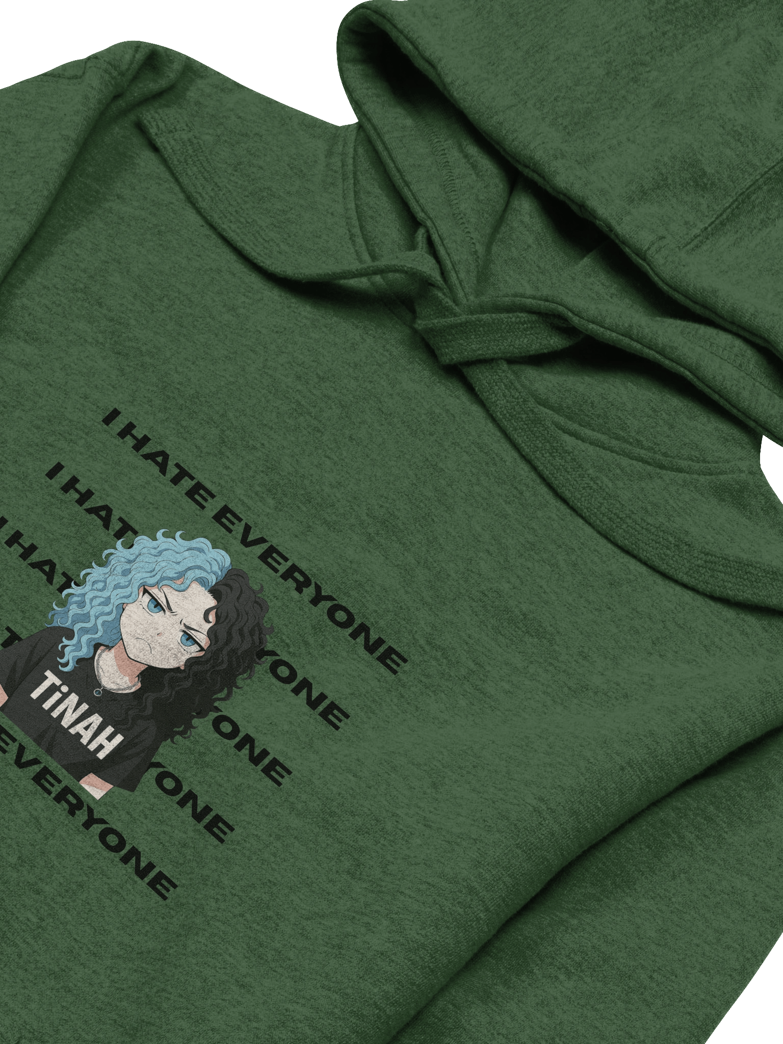 I Hate Everyone - Unisex Hoodie- Black Logo product image (3)