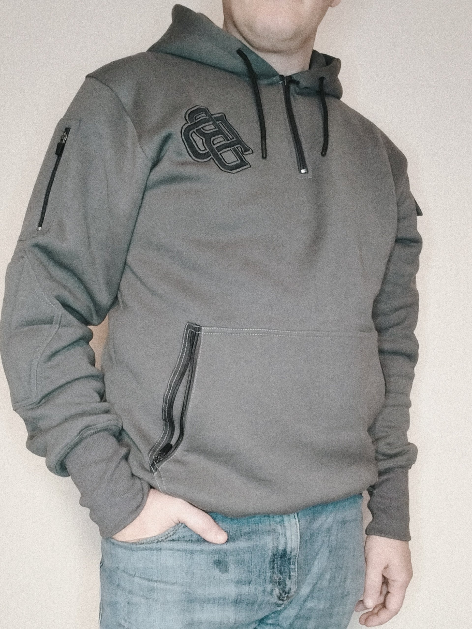 Urban GreyMan Anorak Hoodie — Tactical Streetwear for the Stealth Spotter product image (1)
