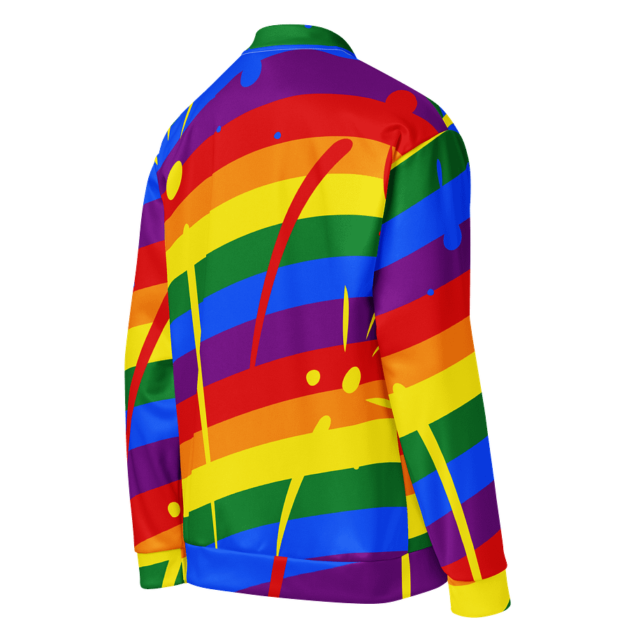Rainbow Splash Bright Colorful Print Jacket product image (4)