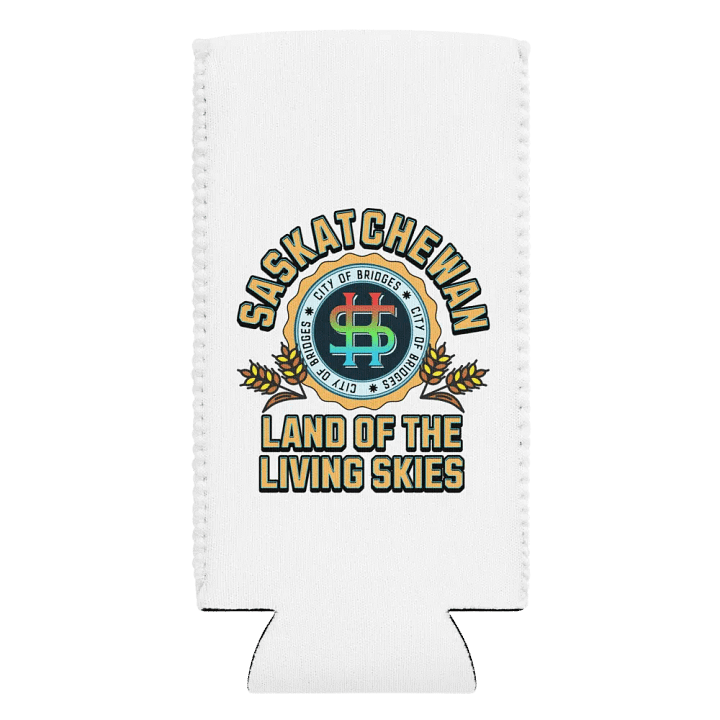 Saskatchewan Land Of The Living Skies Skyline Can Cooler product image (2)