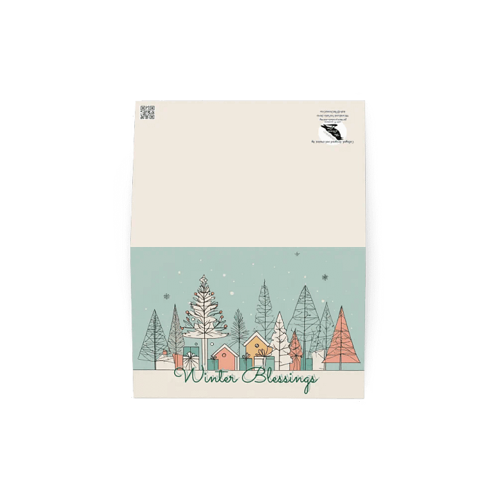 Winter Blessings, Winter Holiday Card product image (2)