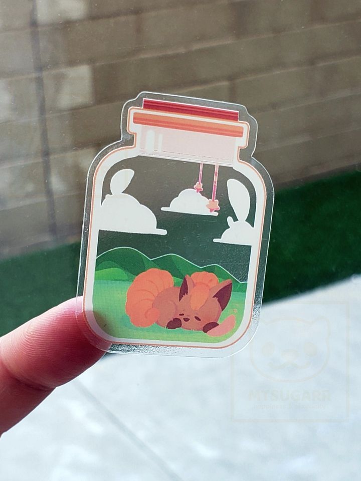 Pokemon | Vulpix Jar Sticker product image (1)