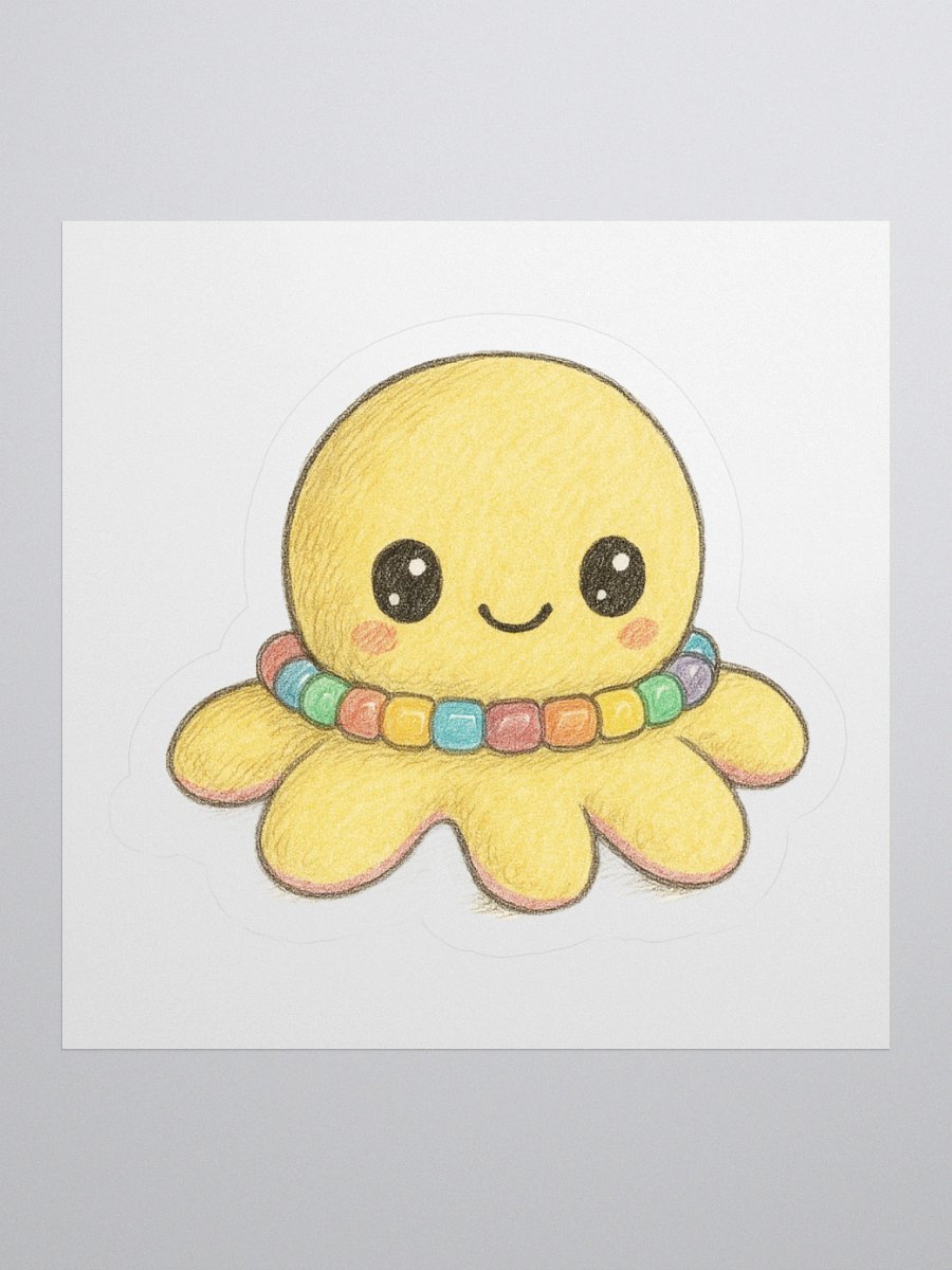 Scylla Doodle Kiss Cut Stickers product image (2)