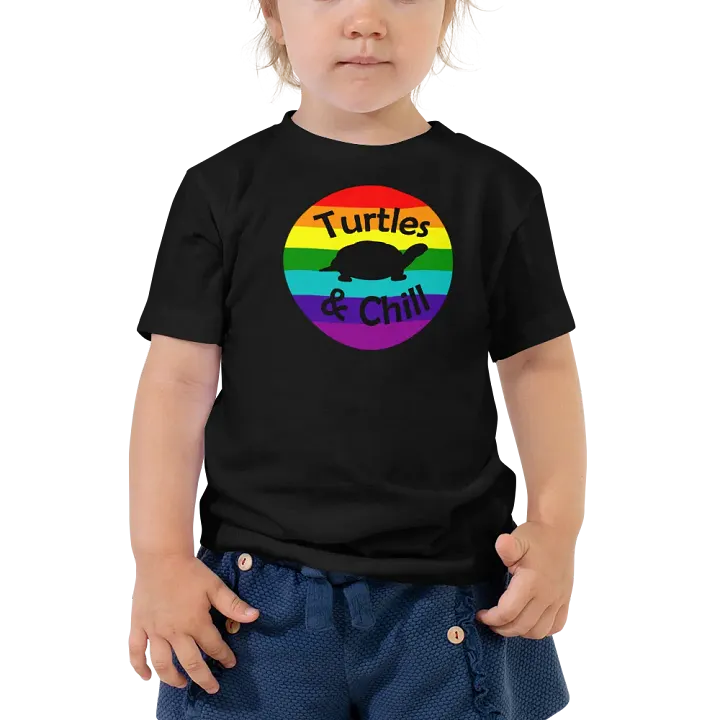Turtle Pride Toddler Tee product image (1)