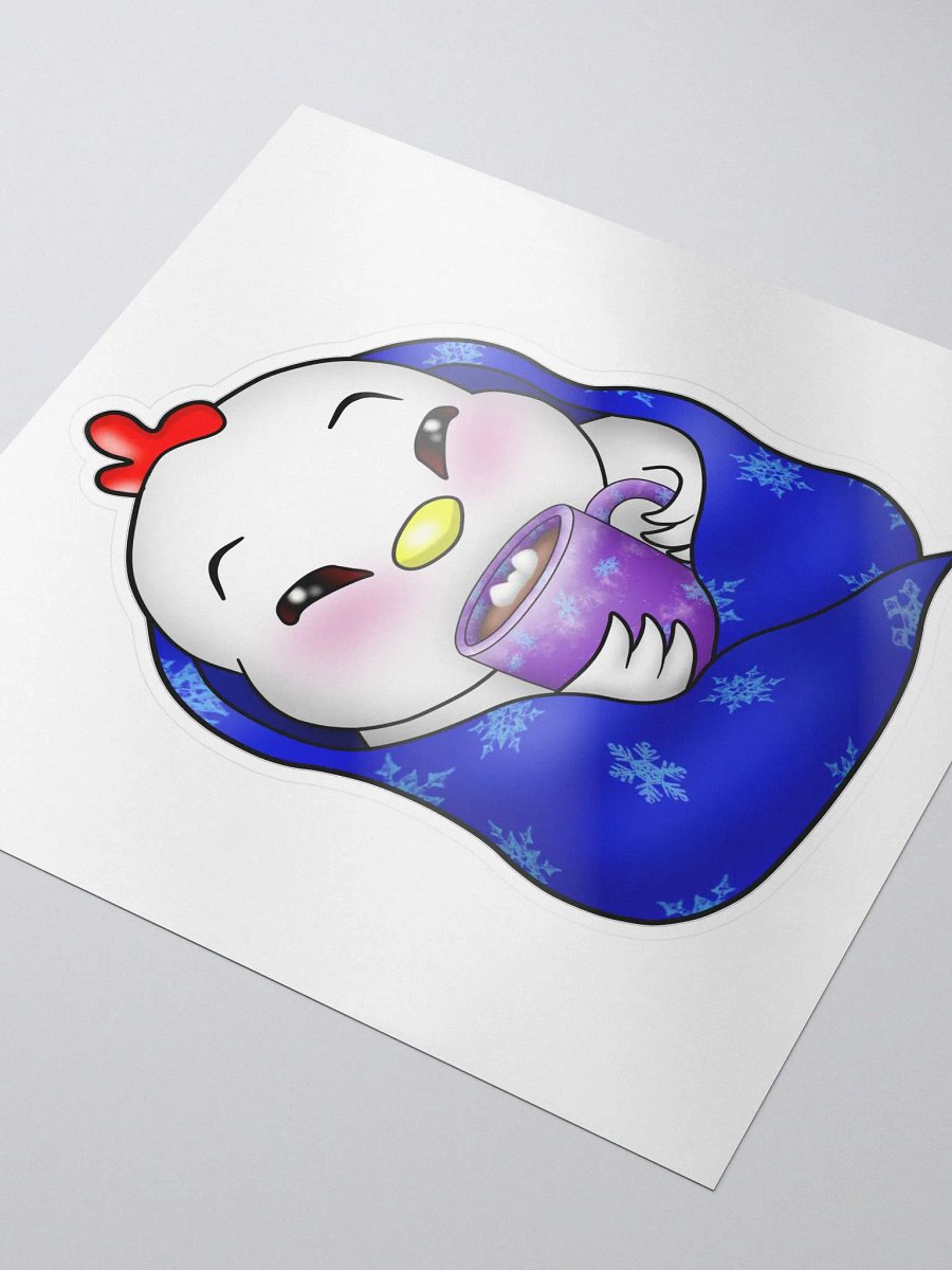 Cozy Winter Chicken Sticker product image (3)