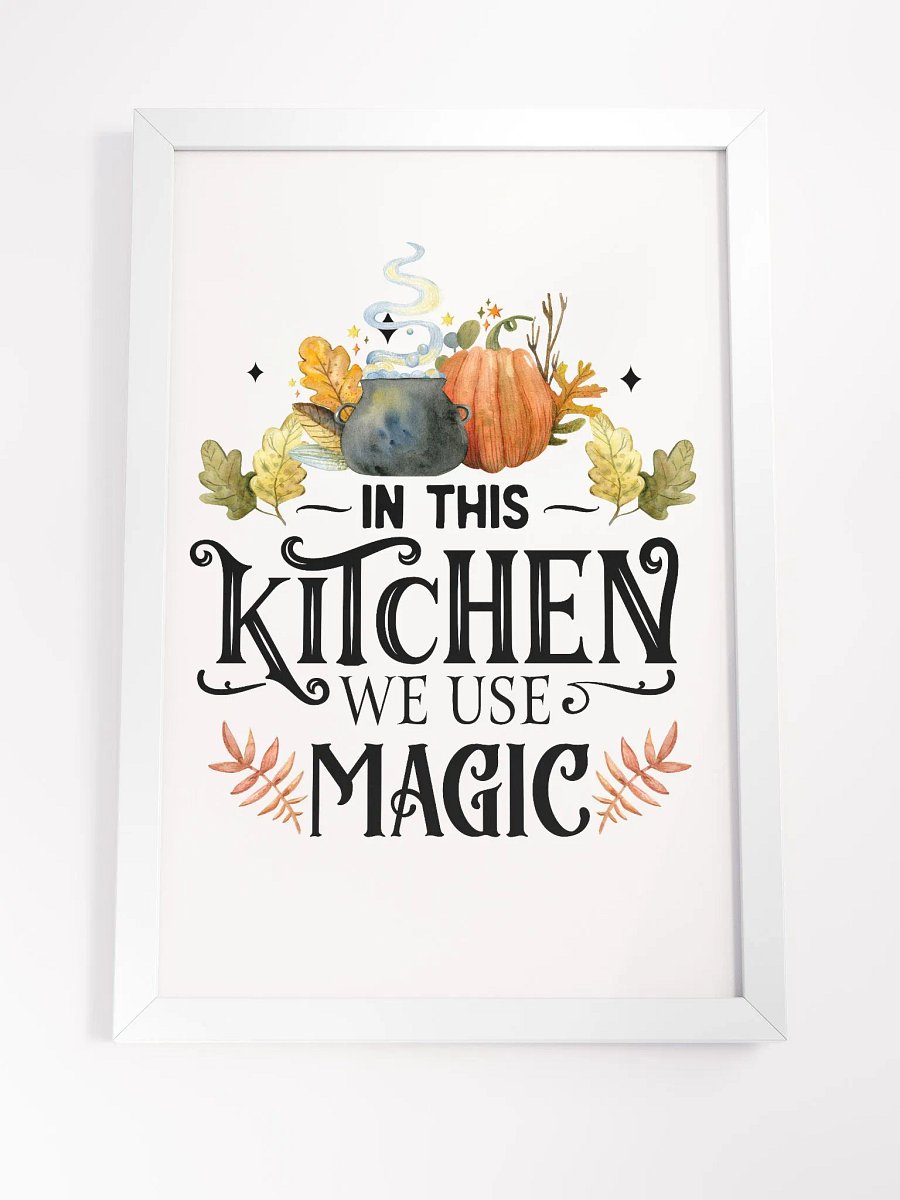 In This Kitchen We Use Magic - Witchy, Kitchen Witch, Magic Kitchen Gift product image (4)