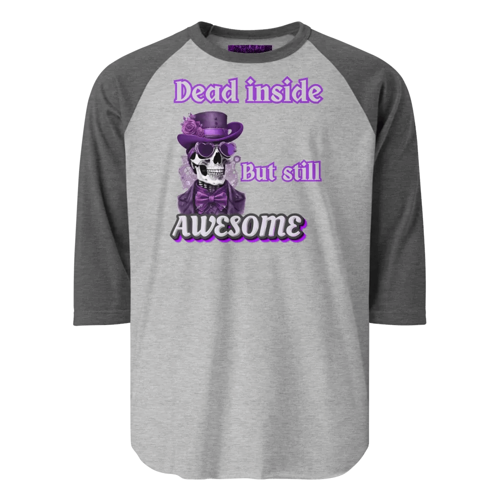 Awesome Male Skeleton Raglan Tee product image (10)
