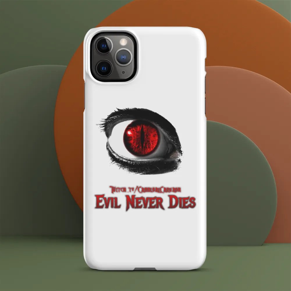 Red Evil Never Dies Logo Phone Case product image (55)