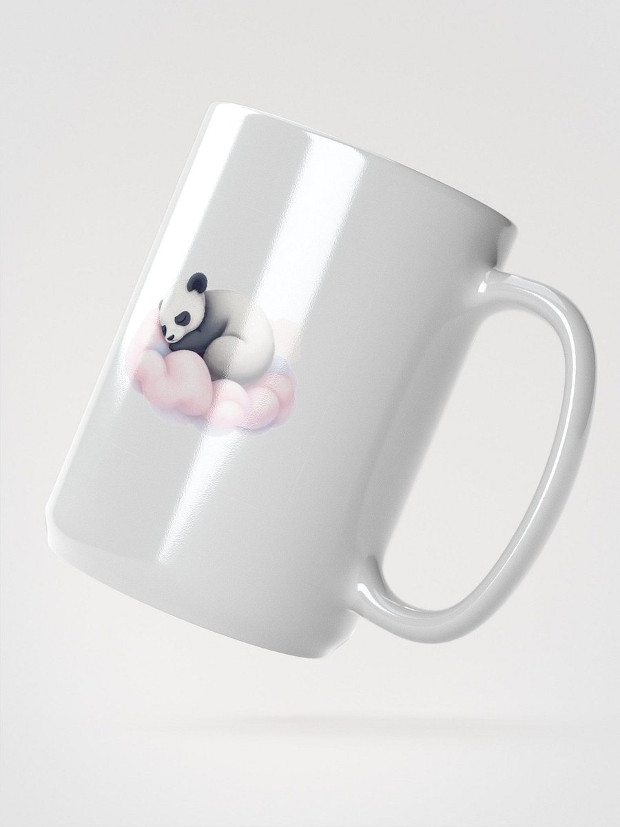 Dreamy Panda Cloud White Glossy Mug product image (2)