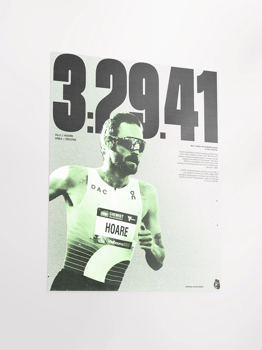 Olli's 3:29.41 Area Record Poster product image (3)