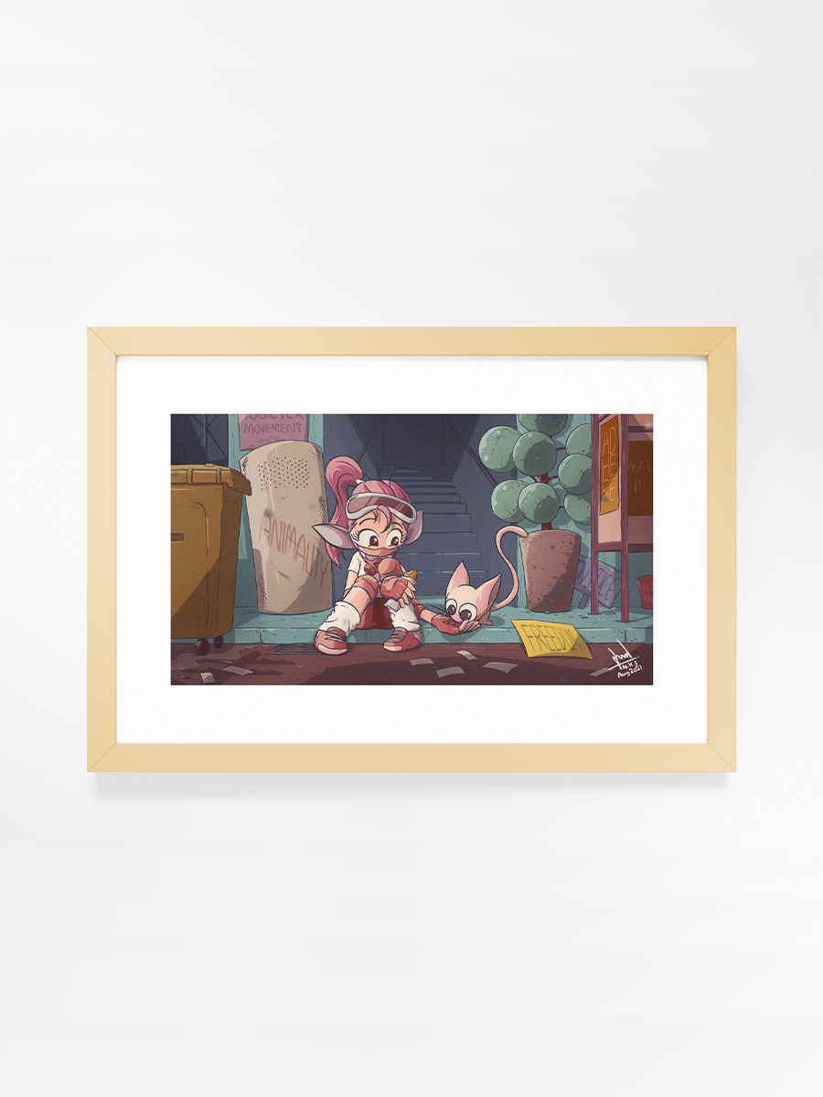 Here for You | Frame Matte Poster 18inx12in product image (1)