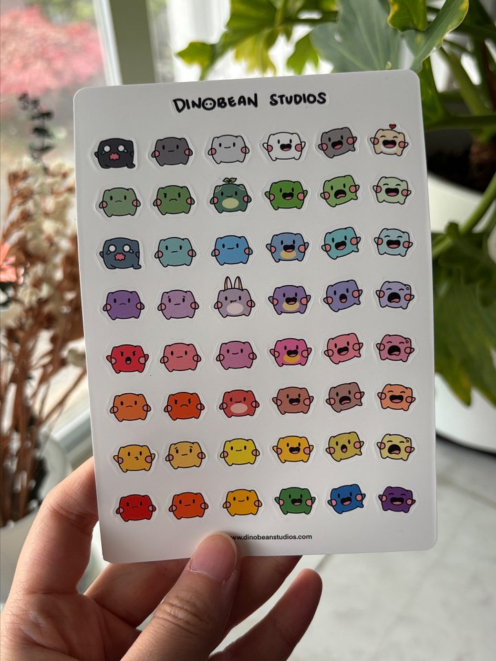Dinobean Emoticons Sticker Sheet product image (1)