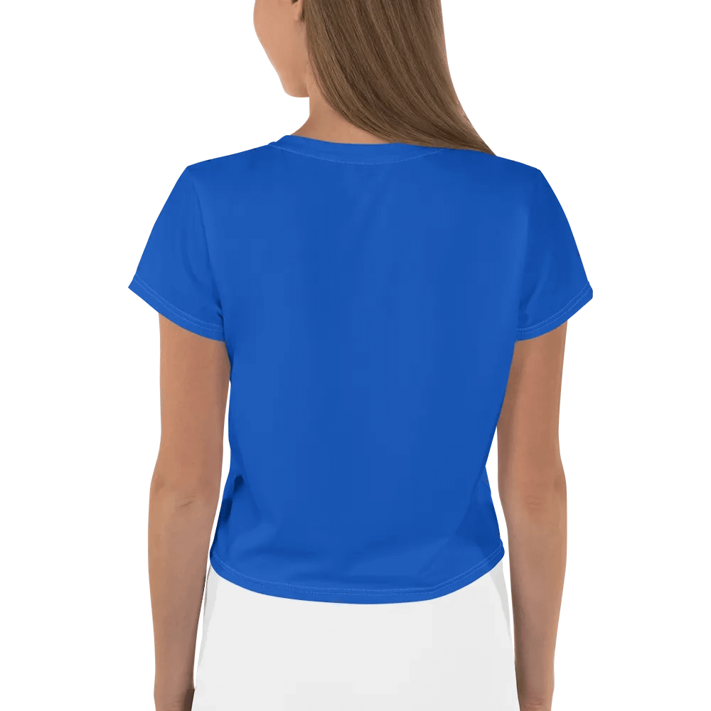 Absolute Blue Color Crop Tee product image (2)