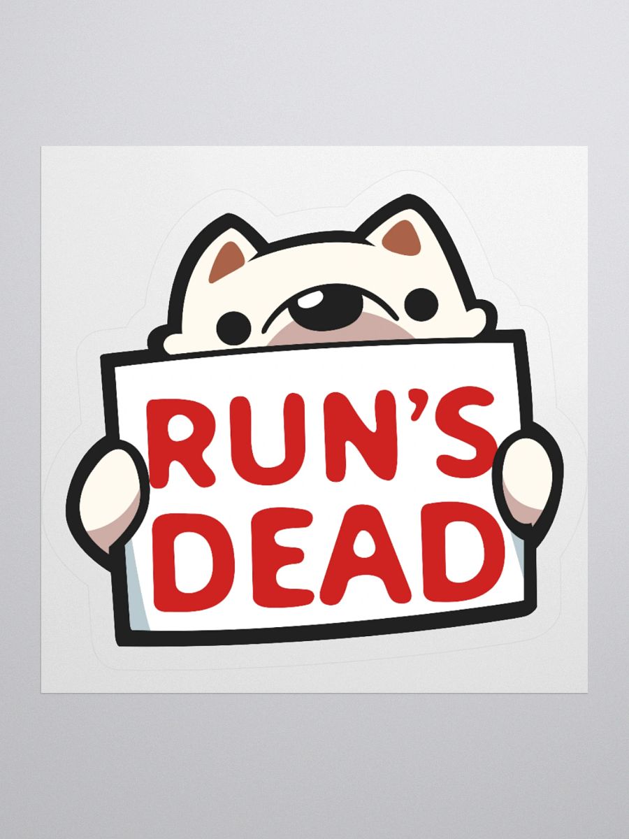 Run's Dead Sticker OG Edition product image (2)