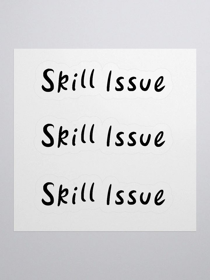 Skill Issue V2 Stickers product image (3)