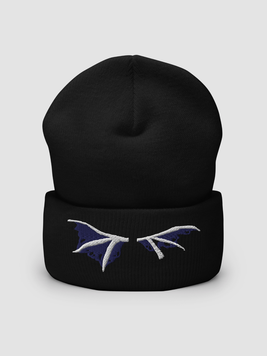 [honeydewmelen] Embroidered Cuffed Beanie product image (1)