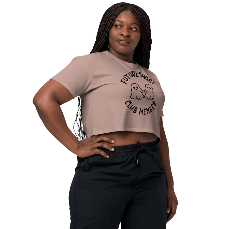 Future Ghost Club Member (Black) Crop Top product image (9)