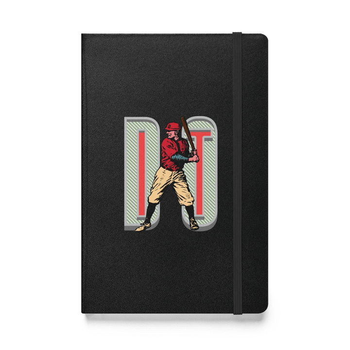 Do It Baseball Stylized Player Hardcover Notebook product image (1)
